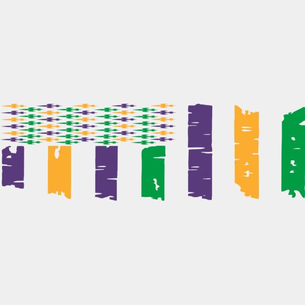 Mardi Gras flag Thumbnail