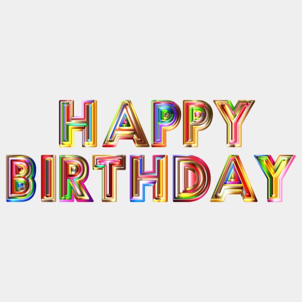 Colorful Birthday Thumbnail