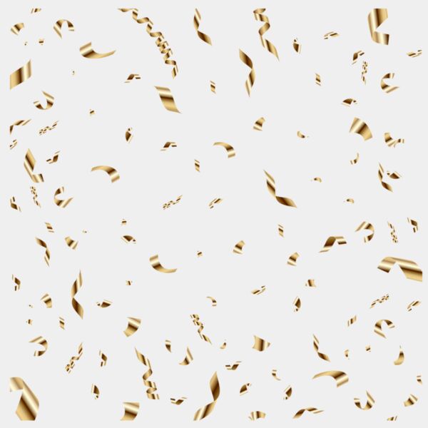 gold confetti Thumbnail