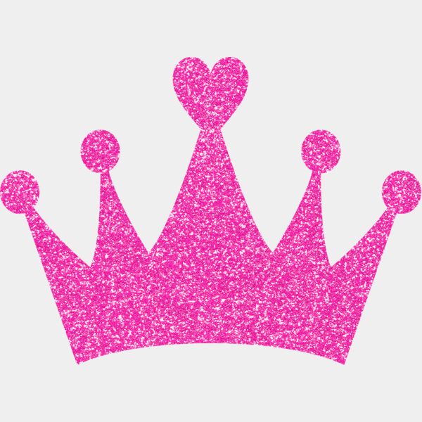 Pink Glitter Crown Thumbnail