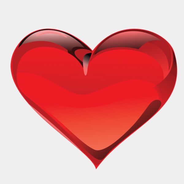 Glass Red Heart Thumbnail