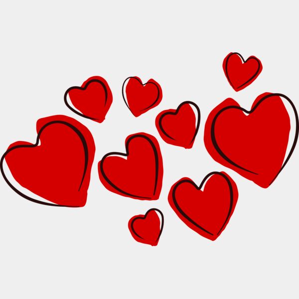 Drawn Hearts Thumbnail