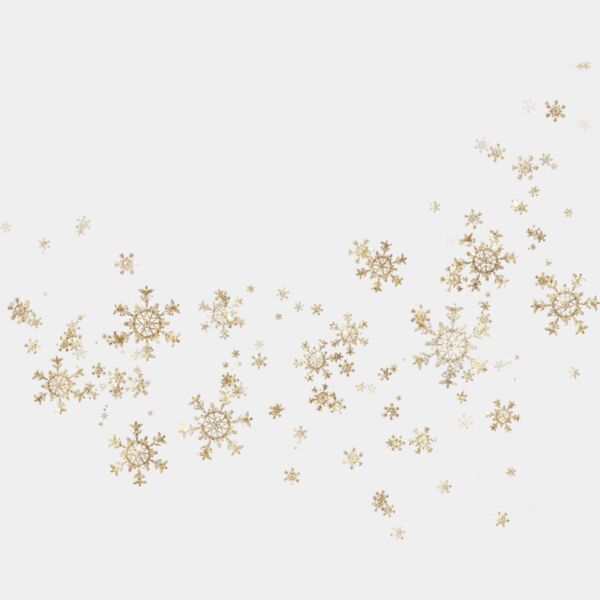 Gold Glitter Snowflakes Thumbnail