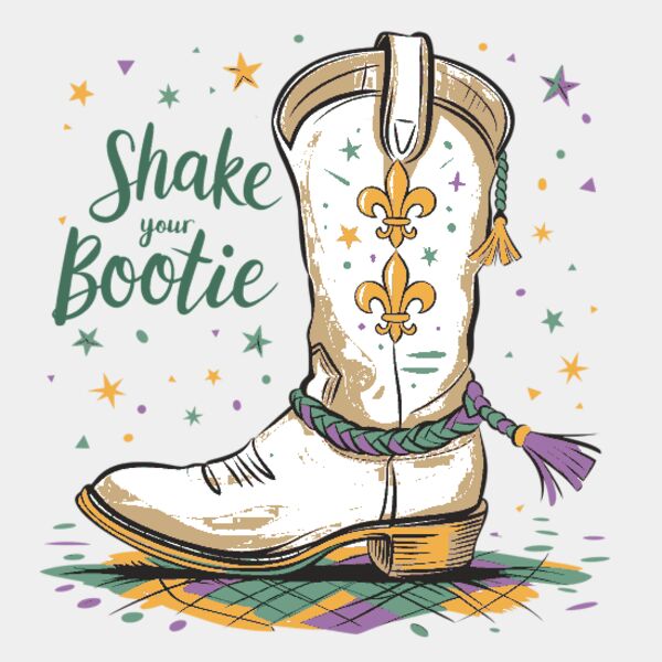 white bootie Thumbnail