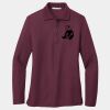 Ladies Silk Touch Long Sleeve Polo Thumbnail