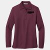 Ladies Silk Touch Long Sleeve Polo Thumbnail
