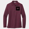 Ladies Silk Touch Long Sleeve Polo Thumbnail