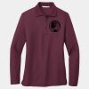 Ladies Silk Touch Long Sleeve Polo Thumbnail