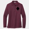 Ladies Silk Touch Long Sleeve Polo Thumbnail