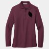 Ladies Silk Touch Long Sleeve Polo Thumbnail