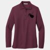 Ladies Silk Touch Long Sleeve Polo Thumbnail