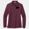 Ladies Silk Touch Long Sleeve Polo Thumbnail