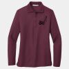 Ladies Silk Touch Long Sleeve Polo Thumbnail