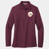 Ladies Silk Touch Long Sleeve Polo Thumbnail