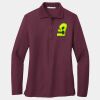 Ladies Silk Touch Long Sleeve Polo Thumbnail