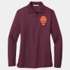 Ladies Silk Touch Long Sleeve Polo Thumbnail