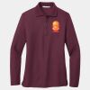 Ladies Silk Touch Long Sleeve Polo Thumbnail