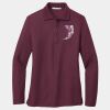 Ladies Silk Touch Long Sleeve Polo Thumbnail