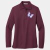Ladies Silk Touch Long Sleeve Polo Thumbnail