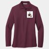 Ladies Silk Touch Long Sleeve Polo Thumbnail