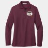 Ladies Silk Touch Long Sleeve Polo Thumbnail