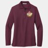 Ladies Silk Touch Long Sleeve Polo Thumbnail