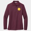 Ladies Silk Touch Long Sleeve Polo Thumbnail